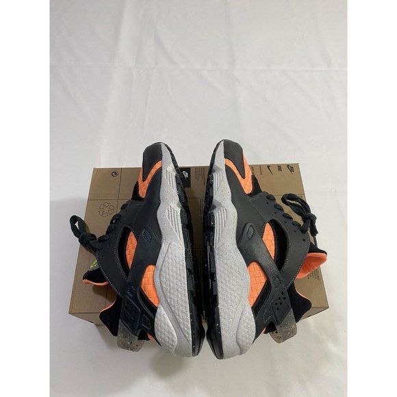 New Mens Size 9 Black Orange Nike Air Huarache Crater PRM Running Shoes main image 7
